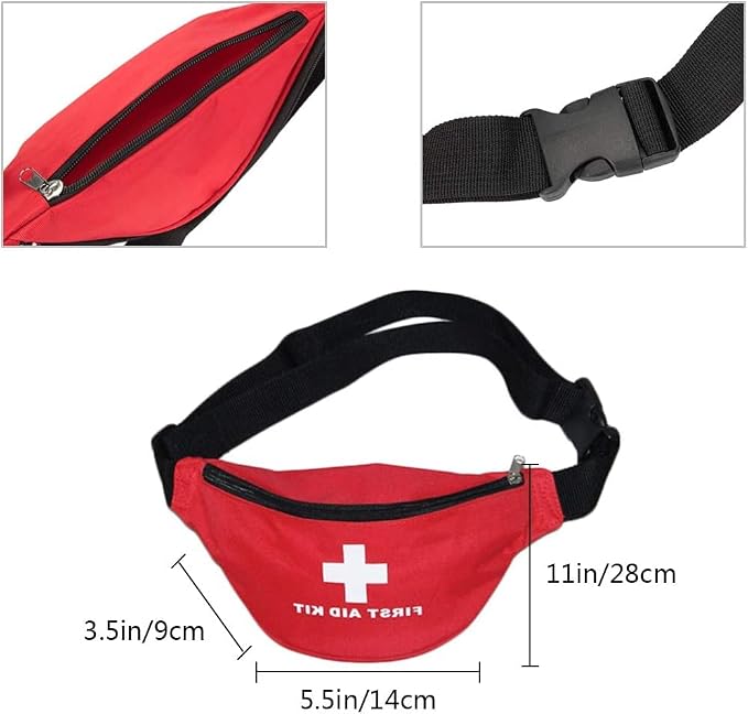AOUTACC First Aid Empty Kit, Compact and Lightweight Waterproof First Aid Bag