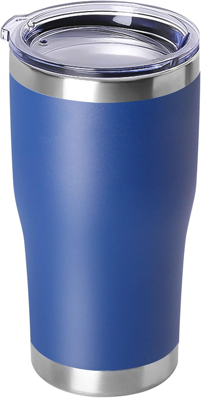 DOMICARE 20oz Tumbler with Lid Stainless Steel Tumblers Bulk, Double Wall
