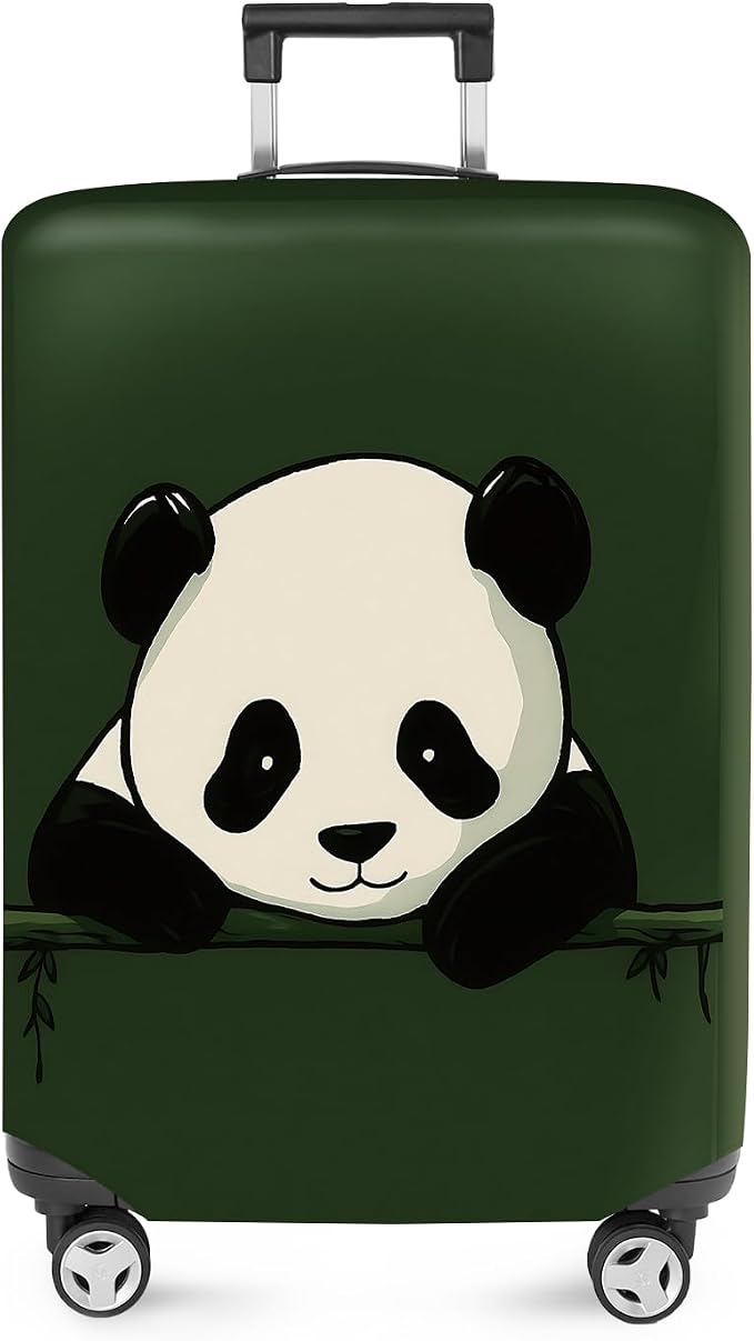 ANNA QUEEN Panda Luggage Cover, Cute Panda Design Suitcase Protector,