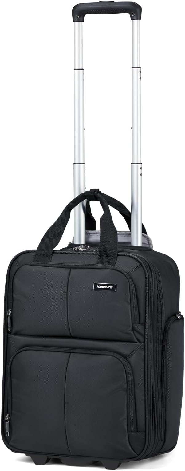 Hanke Softside Expandable Underseat Carry On Luggage