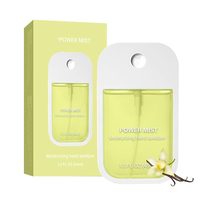 Power Mist Hydrating Hand Sanitizer Spray, Portable Travel-Size Hand Sanitizer