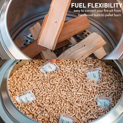Solo Stove Bonfire Essential with Pellet Adapter Bundle | 19.5" Fire Pit