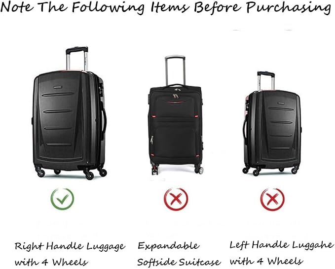 30-inch Luggage Cover Protector Clear PVC Waterproof Suitcase Covers, Travel