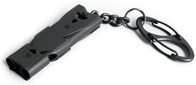 Whistle Emergency Whistles Keychain Rape Whistle Stainless Steel High Decibel