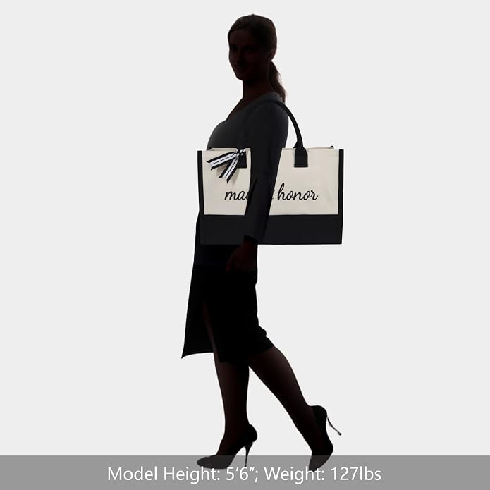 TOPDesign Canvas Tote Bag, Bridal Shower Gifts