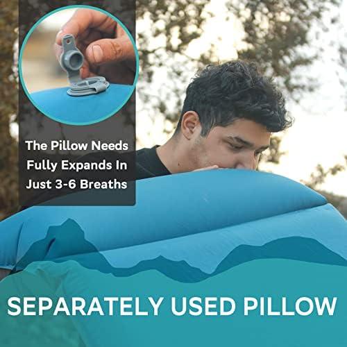 Clostnature 3in Lightweight Self Inflating Sleeping Pad for Camping