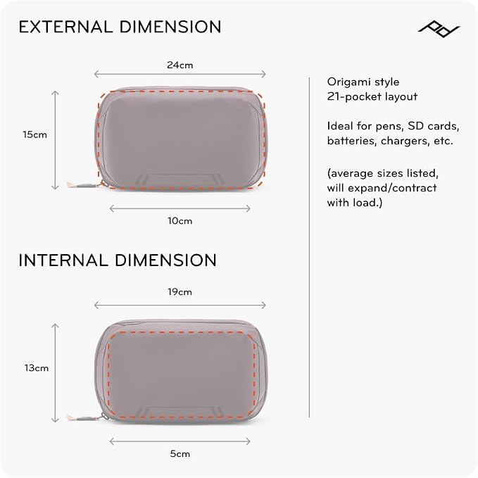 Peak Design Tech Pouch, Electronics Organizer