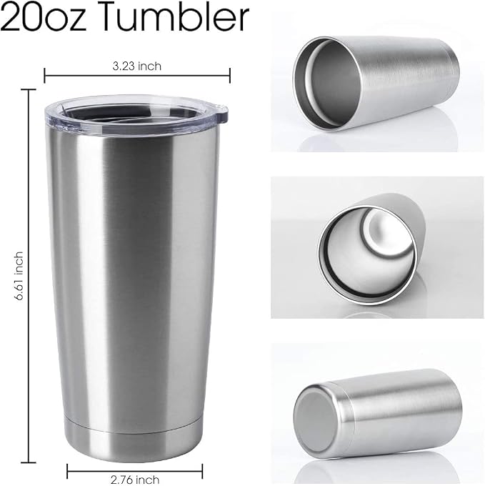 HASLE OUTFITTERS 20oz Tumblers Stainless Steel Mugs