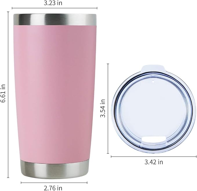 DOMICARE 20oz Stainless Steel Tumbler Bulk