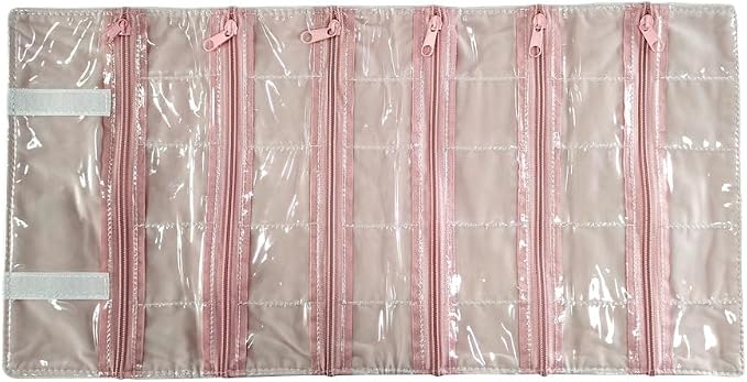 Travel Jewelry Roll Bag Portable Organizer Pouch