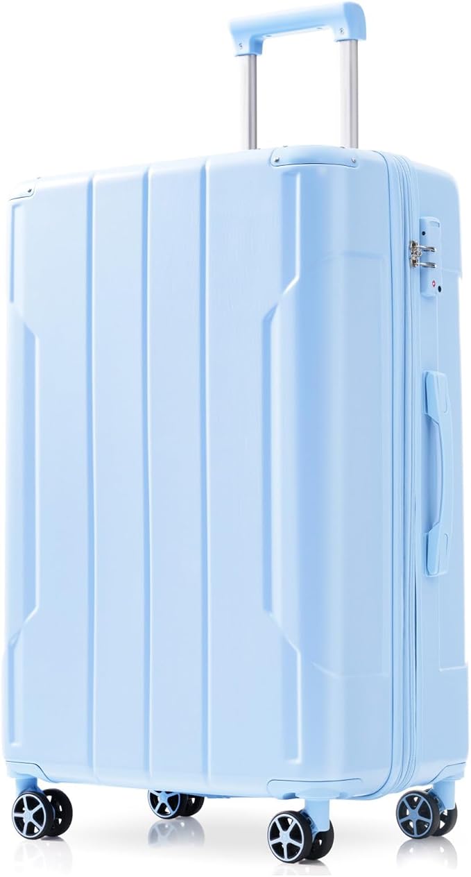 Merax 24 Inch Expandable Checked Luggage, Hardshell ABS Medium Suitcase