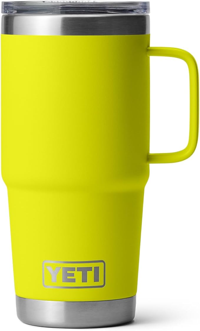 YETI Rambler 20 oz Travel Mug, Stainless Steel, Vacuum Insulated