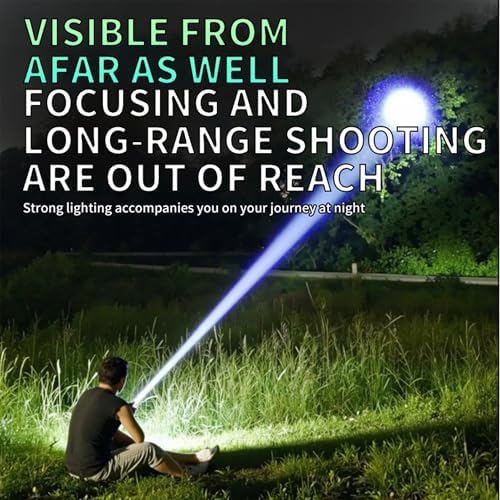 High Power LED Headlamp Separate Design Outdoor Headlamp Waterproof Rechargeable Long Range Headlamp Suitable for Camping Hiking Hunting