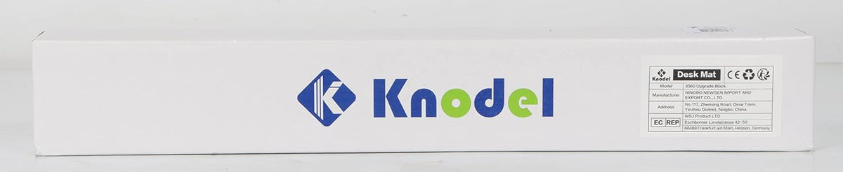 K KNODEL Desk Mat, Blotter, Dual-Sided Office Desk Pad, Waterproof Desk Mat for Desktop, Desk Blotters, PVC Leather Pad Protector (Black, 23.6" x 13.8")