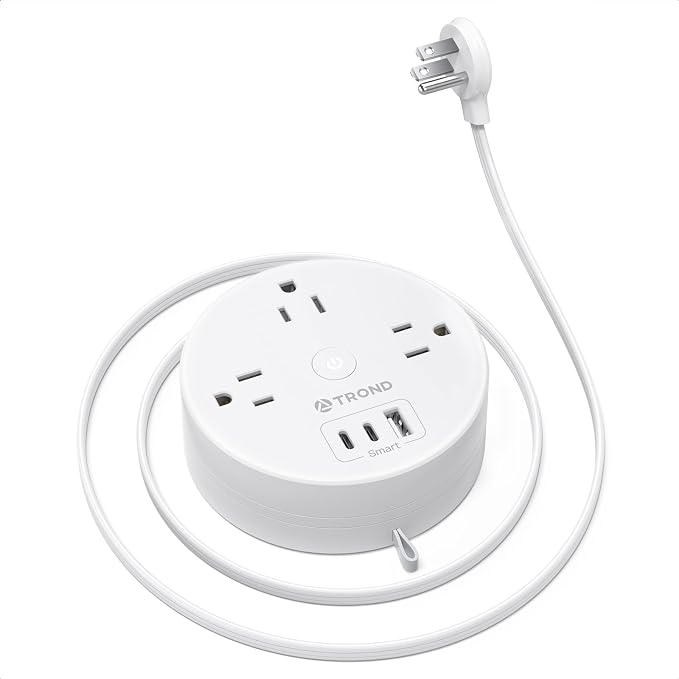 TROND Flat Plug Power Strip
