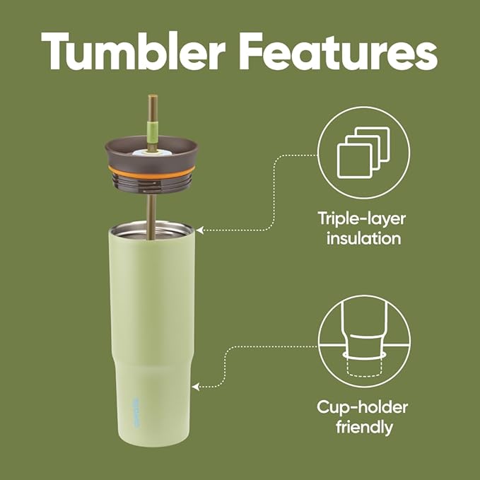 Owala Stainless Steel Triple Layer Insulated Travel Tumbler