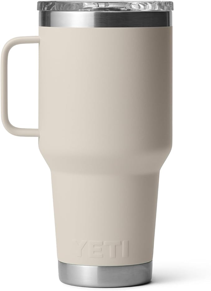 YETI Rambler 30 oz Travel Mug, Stainless Steel, Vacuum Insulated