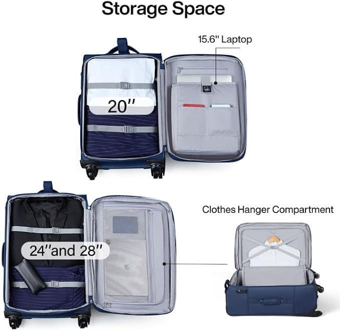 Hanke 28 Inch Softside Expandable Luggage