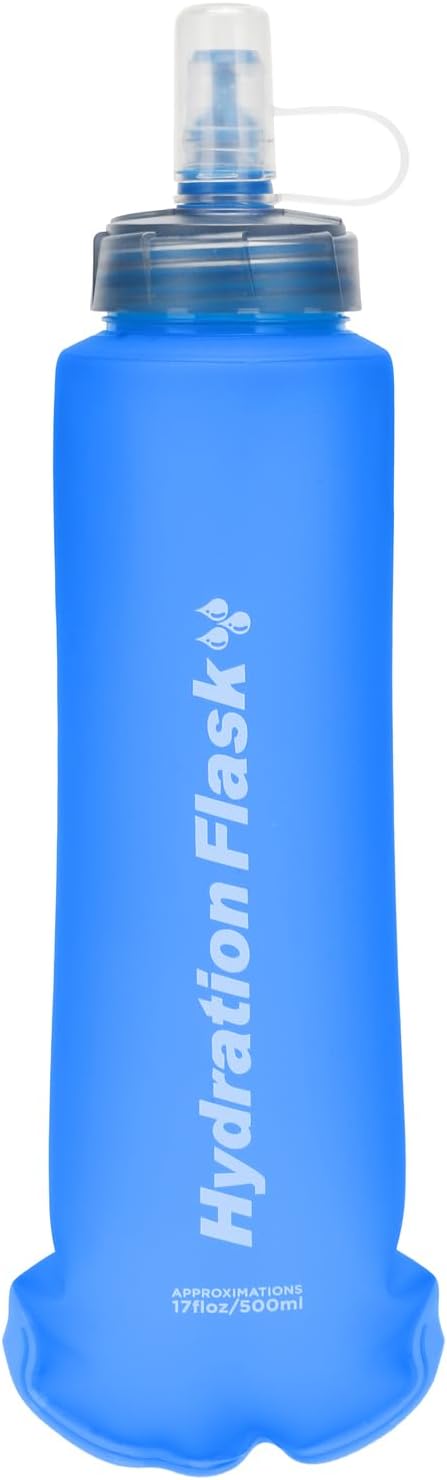 TRIWONDER TPU Collapsible Flask BPA-Free Soft Folding Water Bottles