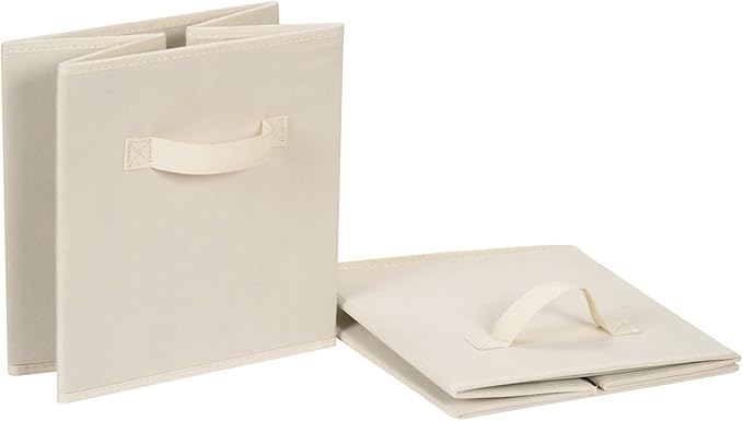 Amazon Basics Collapsible Fabric Storage Cube Bins Organizer