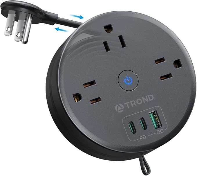 TROND 20W USB C Travel Power Strip