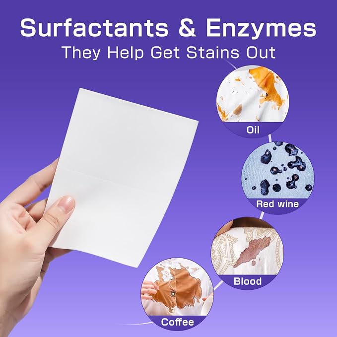 Soulink Lavender Laundry Detergent Sheets, 240 Loads