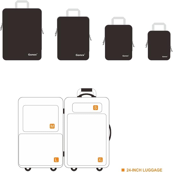 Gonex Compression Packing Cubes
