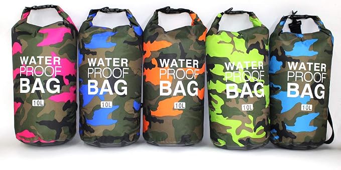 Waterproof Dry Bag 2L/5L/10L/15L/20L/30L, Roll Top Sack Keeps Gear Dry