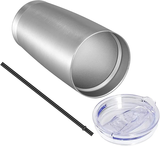 VEGOND 20oz Tumbler with Lid and Straw Stainless Steel Tumbler Cup Bulk Vacuum