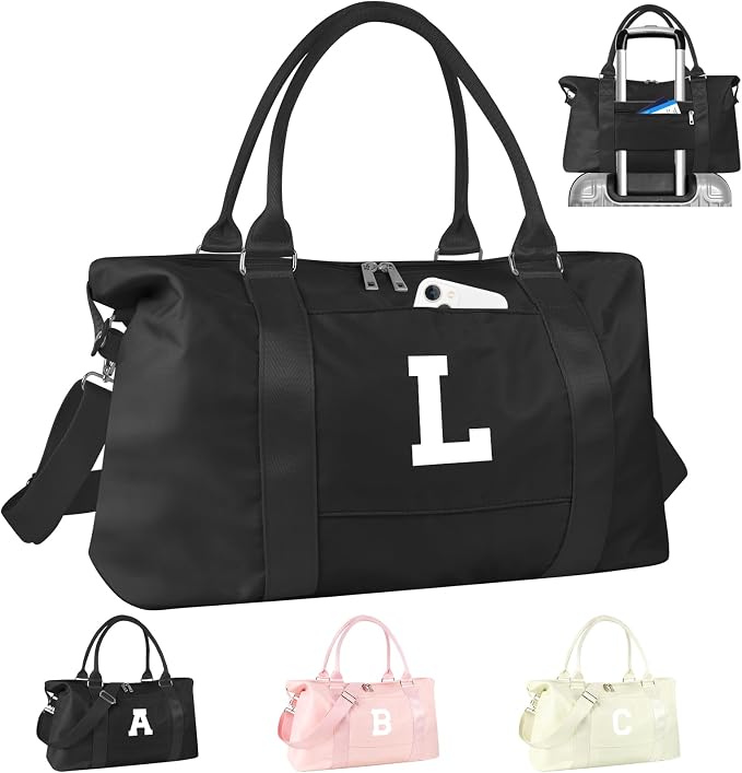 Initial Travel Duffel Bag Sports Gym Bag