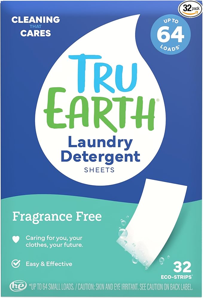 Tru Earth Compact Dry Laundry Detergent, Unscented