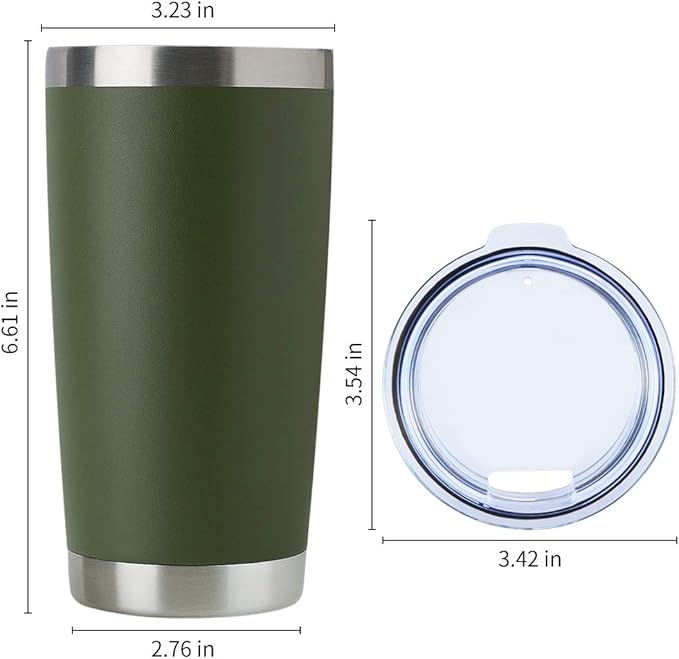DOMICARE 20oz Stainless Steel Tumbler Bulk