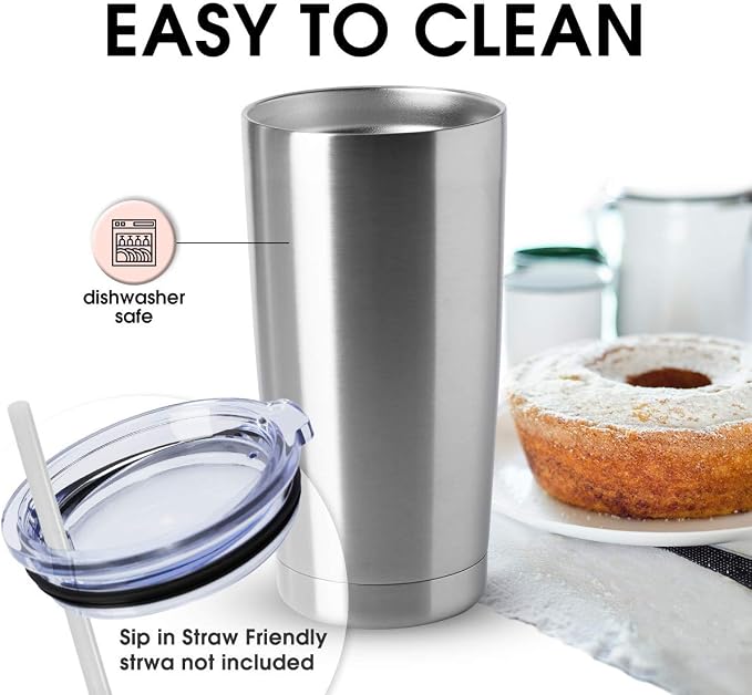 HASLE OUTFITTERS 20oz Tumblers Bulk Stainless Steel Cups