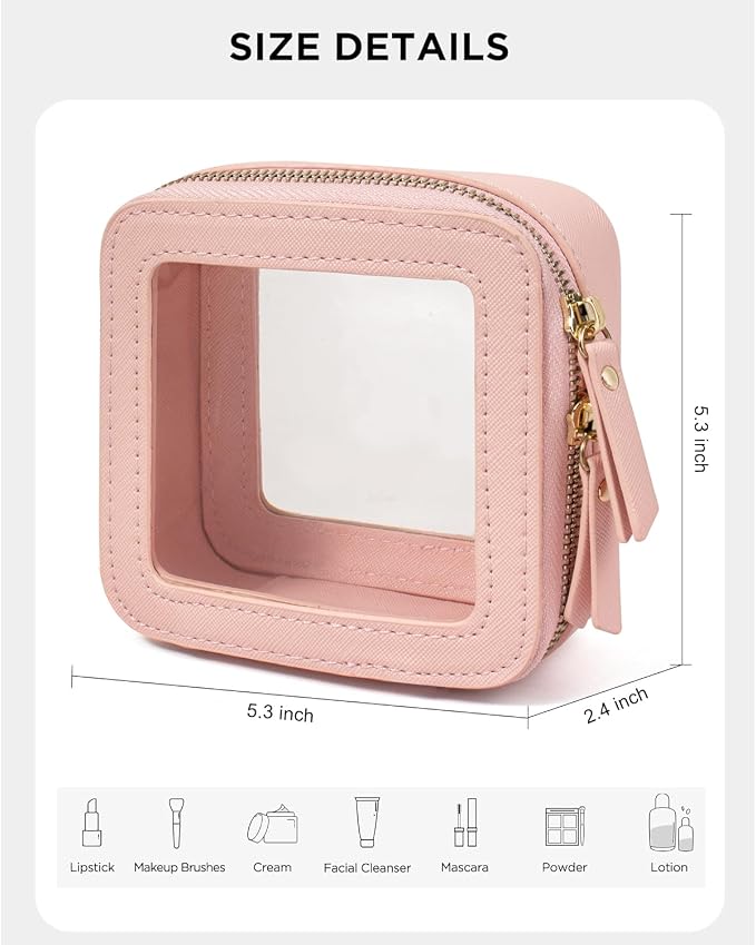 LETGO Small Makeup Bags for Purse, TSA Approved Toiletry Bag