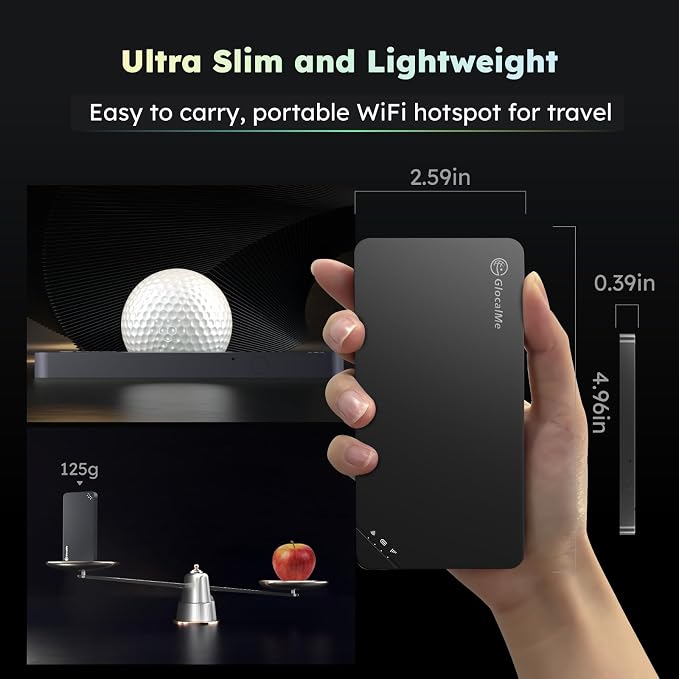 GlocalMe U3 4G LTE Mobile Hotspot, Portable WiFi Hotspot