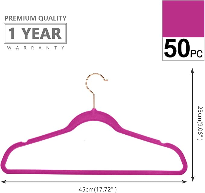 MIZGI Premium Velvet Hangers Heavyduty