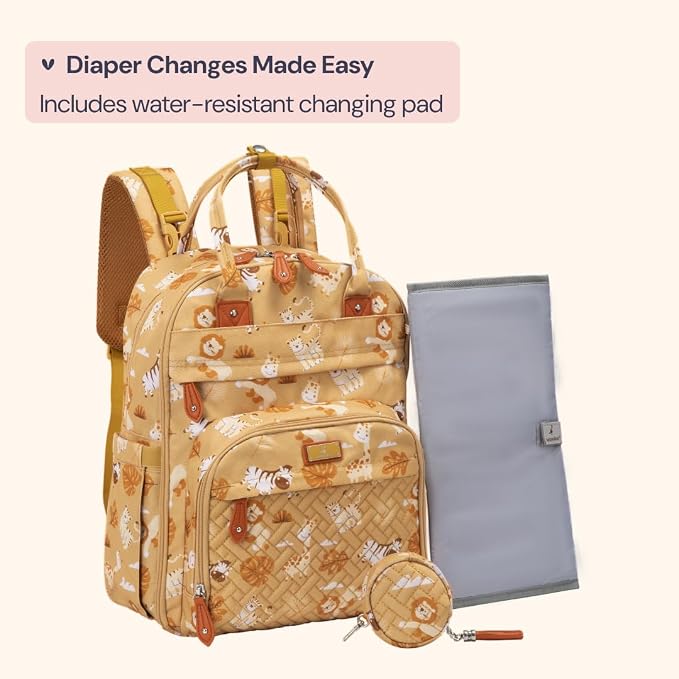 BabbleRoo Diaper Bag Backpack