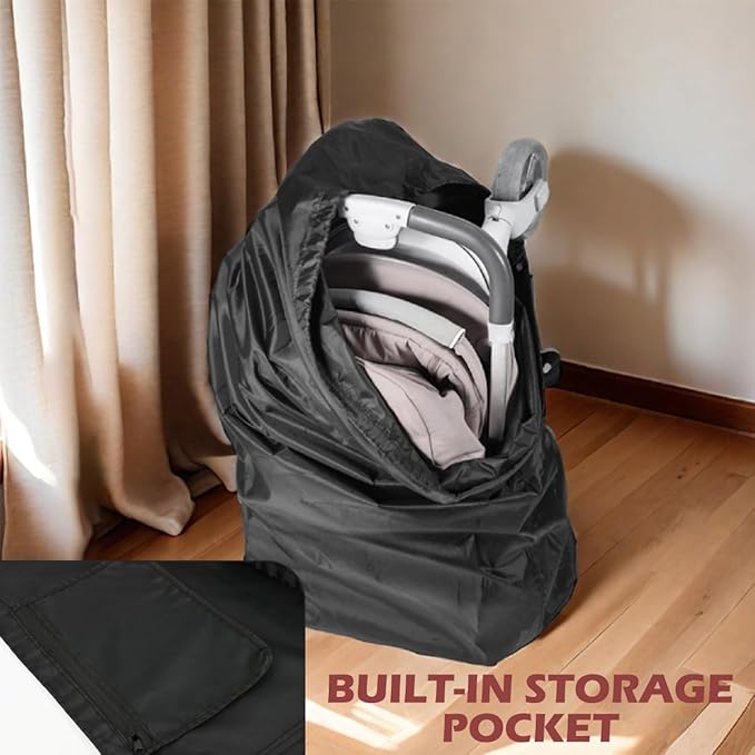 DOERDO Stroller Transport Bags, Large Foldable Carrying Storage Bag