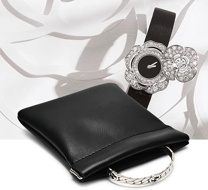 PU Leather Jewelry Travel Bag Leather Jewelry Pouch Christmas, Wedding Party