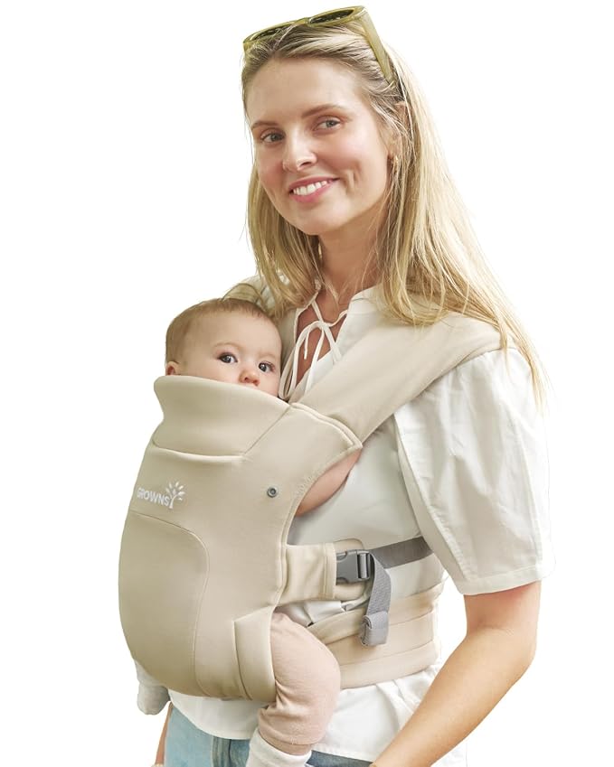 GROWNSY Baby Carrier Newborn to Toddler, Cozy Baby Wraps Carrier, Ergonomic