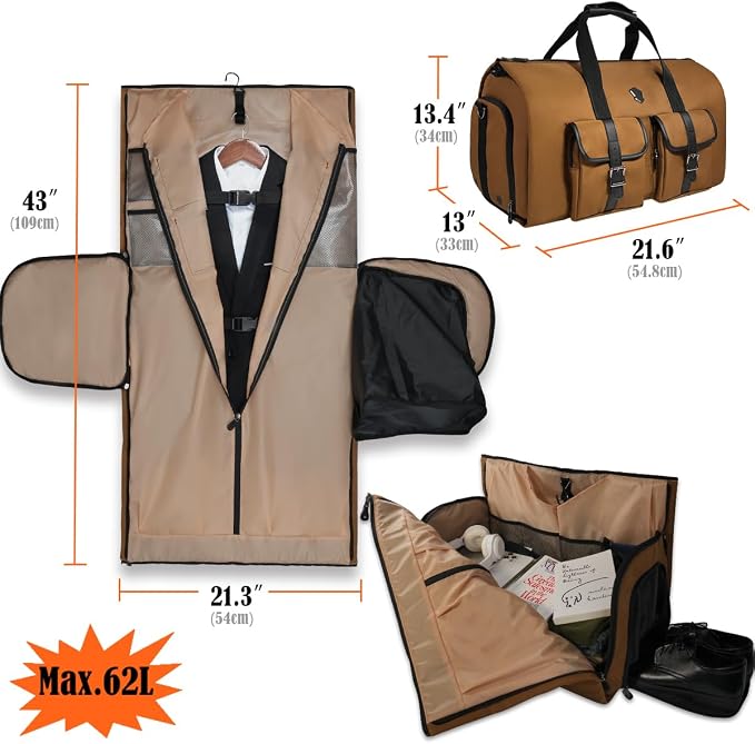 WELKINLAND 48H Garment Duffle Bags