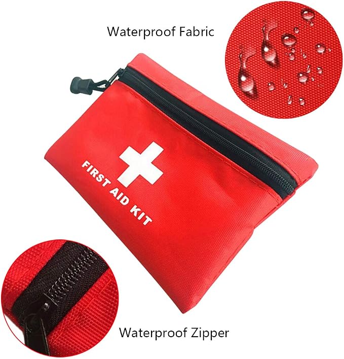 AOUTACC Mini First Aid Kit Empty, Travel Empty First Aid Kit Pouch Bag