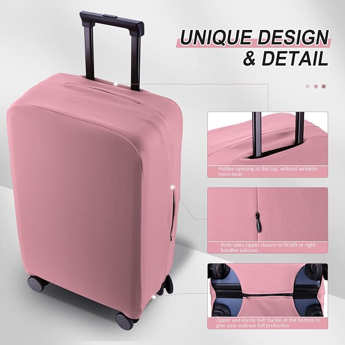 Travel Luggage Cover Suitcase Protector Scratch-Resistant Fit 19-31 Inch