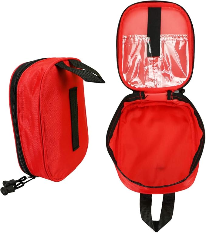 AOUTACC Nylon First Aid Kit Empty, Travel Empty First Aid Kit Pouch Bag