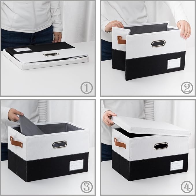 PRANDOM Foldable Storage Bins