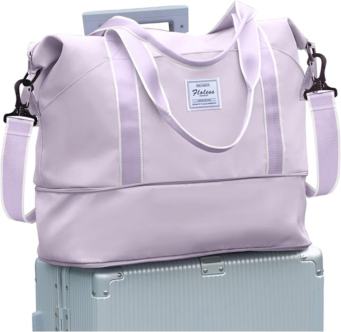 Travel Duffel Bag, Sports Tote Gym Bag, Shoulder Weekender Overnight Bag