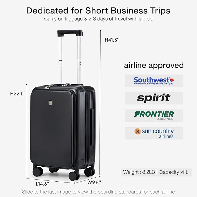 Hanke Grace Carry On Luggage