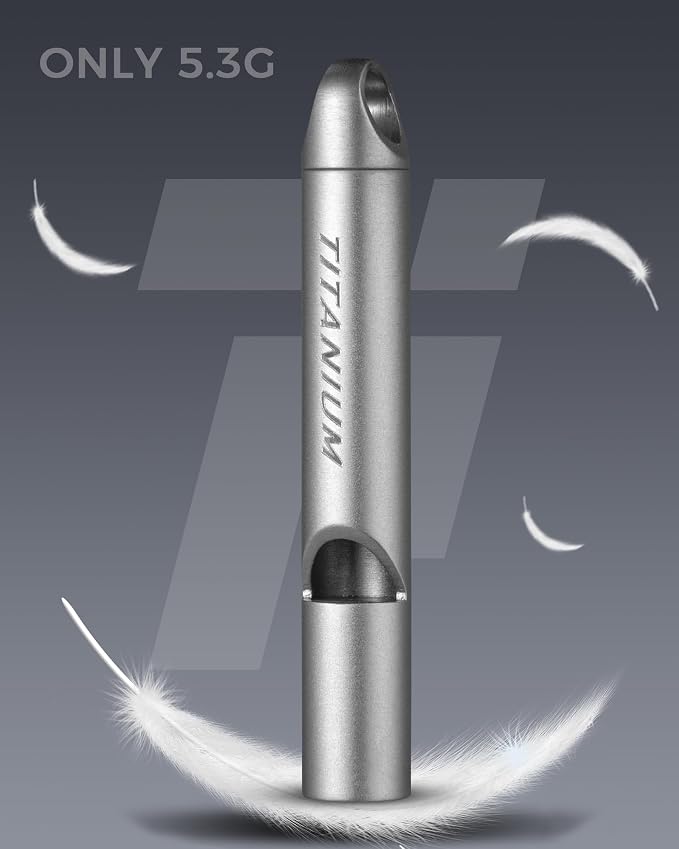Titanium Emergency Whistle, Survival Safety Whistles