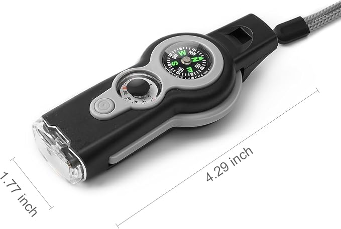 Emergency Survival Function Whistle, Outdoor Multifunctional Tool Safety Whistle