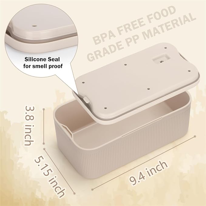 SANIDIKA Lockable Storage Box, Locking Medicine Box, Cell Phone Locked Jail